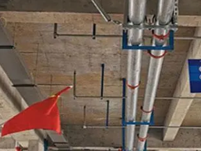 五寨管廊支架的安装方法